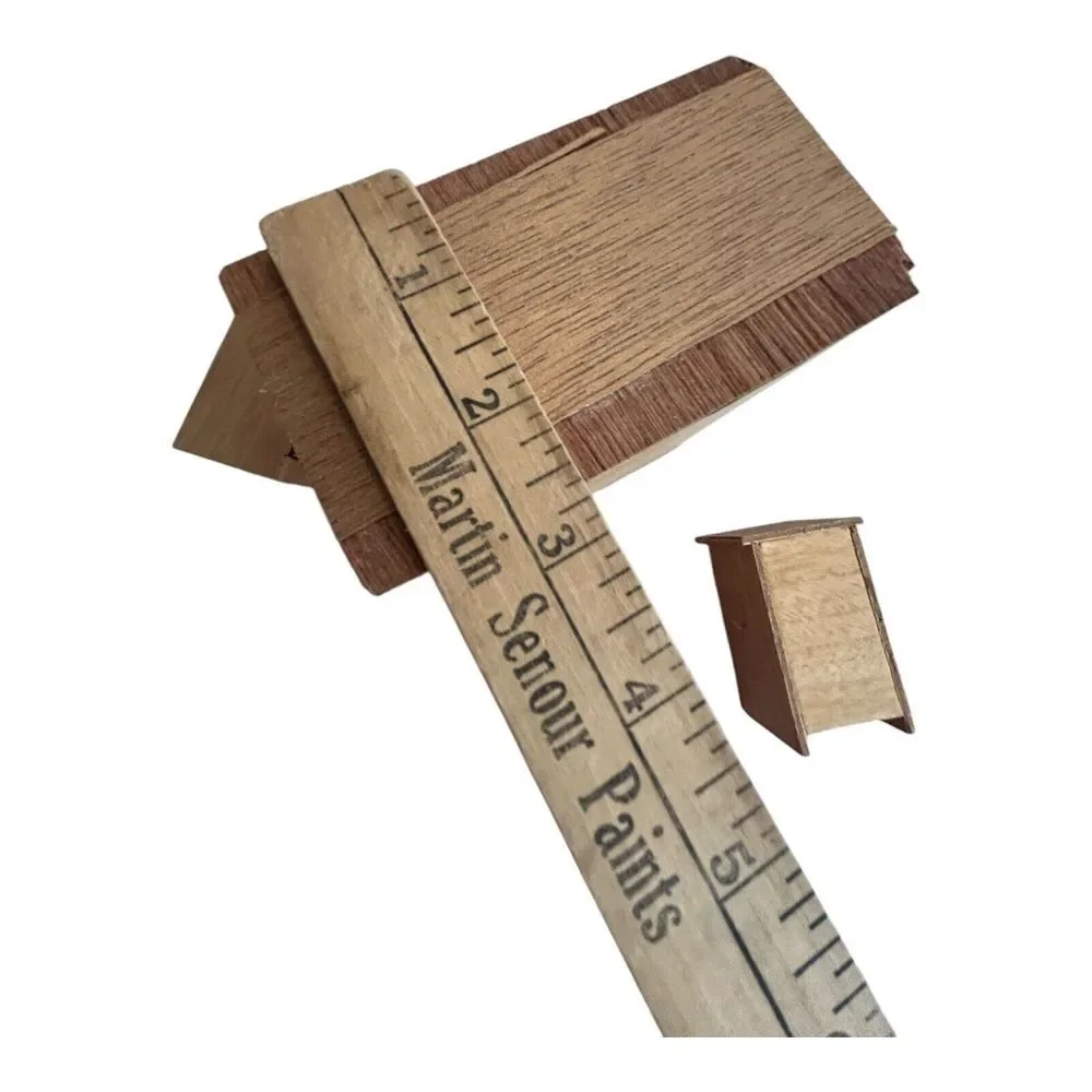 wooden pressboard miniature doll furniture Dresser & book‎ shelves